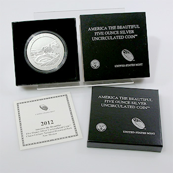 2012 5 OZ Silver Coin