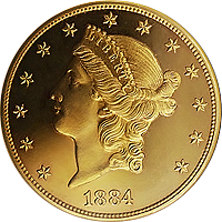 1884 Liberty Head Double Eagle