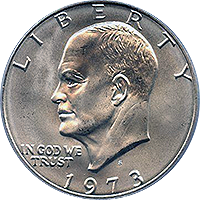 1973 S Silver Dollar (40% Silver)