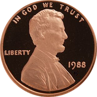 1988 D Lincoln Penny
