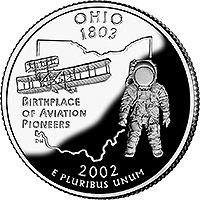 2002 S Ohio State Quarter Proof