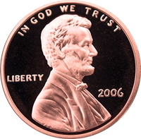 2006 D Lincoln Penny
