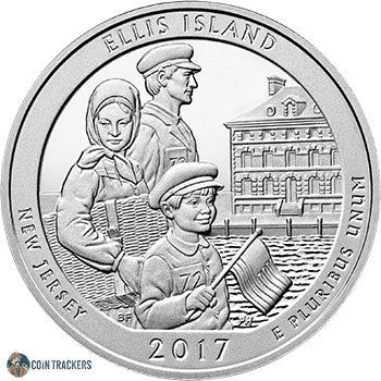 2017 S Ellis Island NJ Quarter