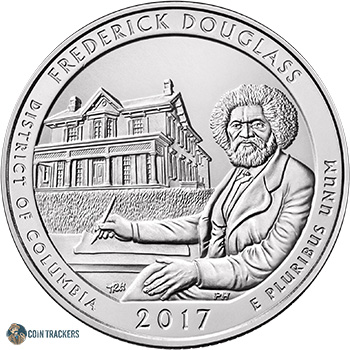 2017 P Fredrick Douglass DC Quarter
