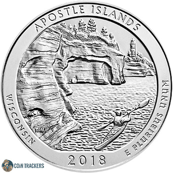 2018 D Apostle Islands Wisconsin Quarter