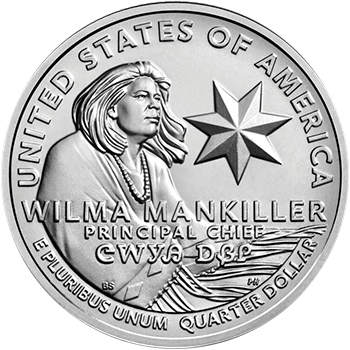 2022 S Wilma Mankiller Quarter